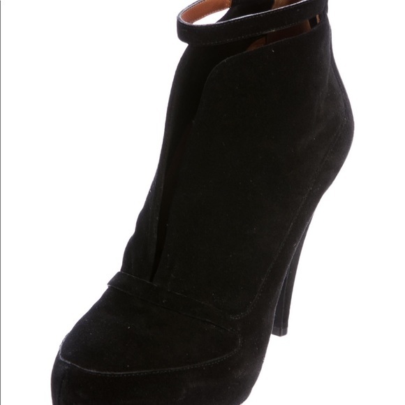 Givenchy Suede Platform Booties - Picture 2 of 5